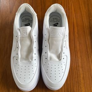 Nike Air Force Ones platform sneakers